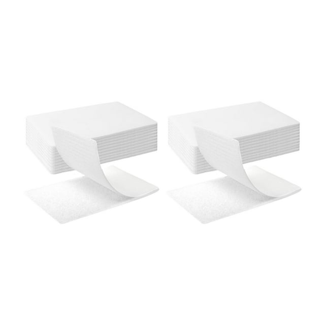 Tira de sujeción de cinta de gancho y bucle Cinta de montaje de cinta entrelazada fácil de usar extraíble para manteles Uso en interiores y exteriores 5cmx10cm