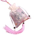 thumbnail image 1 of Qarigey Bolso con cordón Bolsita Bordado Bendiciones Hogar Oficina Dormitorio Sala de estar Colgante Coche Revisión trasera Colgante Festival Accesorios de disfraces Rosa Qarigey AP017945-05, 1 of 6