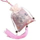thumbnail image 1 of Qarigey Bolso con cordón Bolsita Bordado Bendiciones Hogar Oficina Dormitorio Sala de estar Colgante Coche Revisión trasera Colgante Festival Accesorios de disfraces Rosa Qarigey AP017945-05, 1 of 6