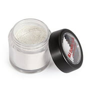 RedBlack Shimmer Eyeshadow Powder Glitter Shimmer Pearl Dust Powder for Face and Body 3g (Sliver White)