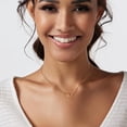 thumbnail image 4 of CROPD Gold Layered Necklaces for Women 14k Gold Plated Dainty Stackable Choker Necklaces for Women Trendy Layering Circle Paperclip Chain Cute Pendant Necklace Set Gold Jewelry for Women, 4 of 7