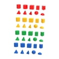 thumbnail image 1 of 40 bloques de formas geométricas, bloques de patrones, diferentes formas, juguetes para clasificar y apilar, útiles escolares para preescolar y, 1 of 9