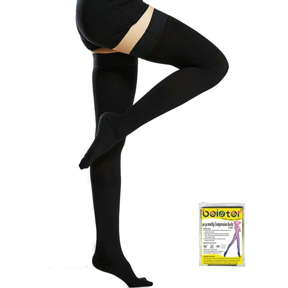 Beister 20-30 mmHg Compression stockings Closed Toe Support Varicose Veins Hose