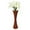 Brown, variant on Decorative Modern Bamboo Display Floor Vase Hourglass Shape, 27 Inch