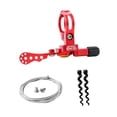thumbnail image 4 of DYNWAVECA Dropper Post Lever Adjustable Control Remote Accessory Mechanical Seatpost Remote Lever Shifter with Cable for Riding red 22.2mm, 4 of 10