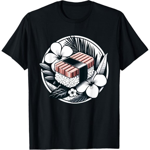 Aloha Musubi Hawaiian Rice Snack Sushi Lover Hawaii Retro T-Shirt