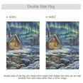 thumbnail image 3 of Snow Room and Aurora Garden Flag 12X18 Double Sided Yard Flags for Outside Outdoor All Seasonal Decoration, 3 of 6