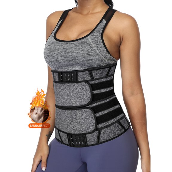 MISS MOLY Waist Trainer for Women Workout Neoprene Sauna Sweat Body Shaper Adjustable Back Support Girdle