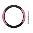 thumbnail image 2 of Universal Rhinestone Steering Wheel Cover Grip For Enhanced Driving Comfort And Style, 2 of 7