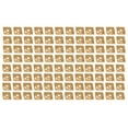 thumbnail image 2 of Stud Boy 5/16" Steel Square Backer Plates Gold 96 Pack (2017-P3), 2 of 2