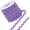 Purple, variant on Wave Bending Fringe Trim Sewing Ribbon with Plastic Empty Spools White 3/16 inch~3/8 inch(5~8.5mm) about 22~25m/strand 1strand