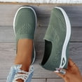 thumbnail image 4 of Norvail Womens Woven Orthopedic Walking Shoes, Breathable Soft Shoes Go Walking Slip on Shoes Hands Free Slip in Sneakers Arch Support Summer Going Out Shoes, 4 of 4