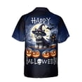 thumbnail image 2 of Happy Halloween Schnauzer Witch Pumpkins Bats Hawaiian Shirt Breathable Summer Unisex Merch Miniature Schnauzer Dog Lover - 13012, 2 of 6