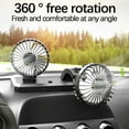 thumbnail image 4 of XGFHYJEH Car Fan, Fan for Car, Portable Fan for Car, Car Fan for Dashboard, Usb Fan for Car, Car Fans that Blow Cold Air, Car Fans for Cooling inside a Car, 4 of 5