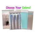 thumbnail image 2 of 7x11 Rose Gold Mirrored, Holographic, Ice Blue, Nude Pink, Metallic Bubble Mailers, Shipping Envelopes Combo Durable Fun lightweight Mailing, 2 of 10
