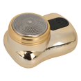 thumbnail image 4 of Mini Cordless Beard Trimmer Rechargeable Waterproof Curve Blade Foil Beard Grooming Clipper Champagne Gold, 4 of 5