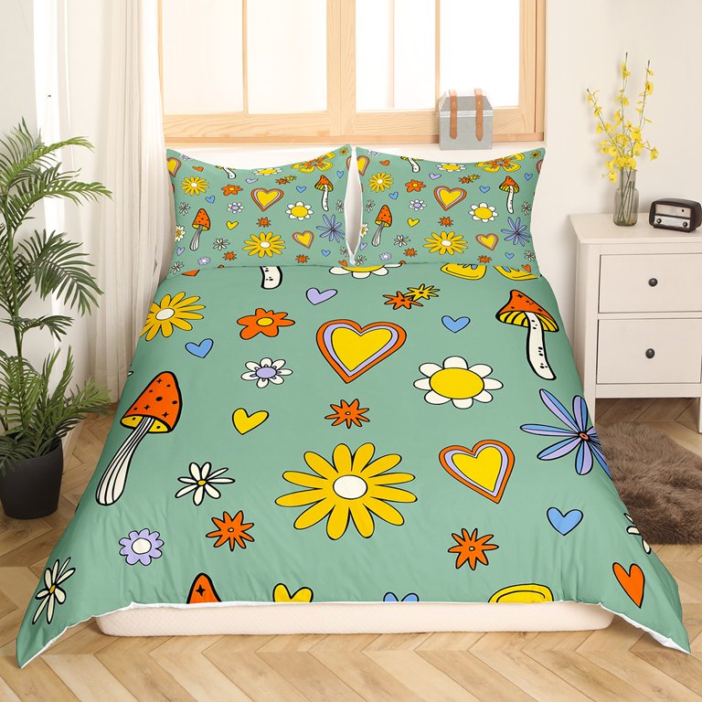 Aesthetic Bed Cover, Duvet or Comforter, Indie Bedding Set, Gamer