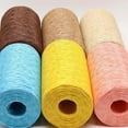 thumbnail image 4 of 460g/lot Raffia Straw Yarn Handmade Knitting Summer Hat Bags Crocheting Yarn For Handcrafts Material, 4 of 7