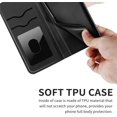 thumbnail image 3 of Compatible with Samsung Galaxy A03S Wallet Case, Galaxy A03S Case Leather with Card Holder Magnetic Kickstand Wrist Strap Flip Shockproof Case for Samsung Galaxy A03S Life Tree Black, 3 of 14