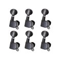 thumbnail image 1 of Guitar String Tuning Pegs Tuning Machines Sealed Machine Heads Grover Tuners Tuning Keys Oval Button 6 Right for Electric Guitar or Acoustic Guitar Ch, 1 of 5