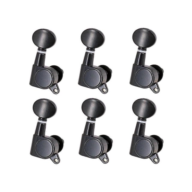 Guitar String Tuning Pegs Tuning Machines Sealed Machine Heads Grover Tuners Tuning Keys Oval Button 6 Right for Electric Guitar or Acoustic Guitar Ch