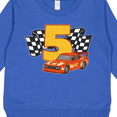 thumbnail image 3 of Inktastic Number Five Race Car Toddler Sweatshirt, 3 of 4