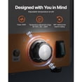 thumbnail image 6 of KFFKFF Commercial Electric Sauce Warmer, Hot Fudge Warmer,Cheese Dispenser 2.4L，86-230℉ Temp Adjustable，Stainless Steel Heated Pump Dispenser, 6 of 9