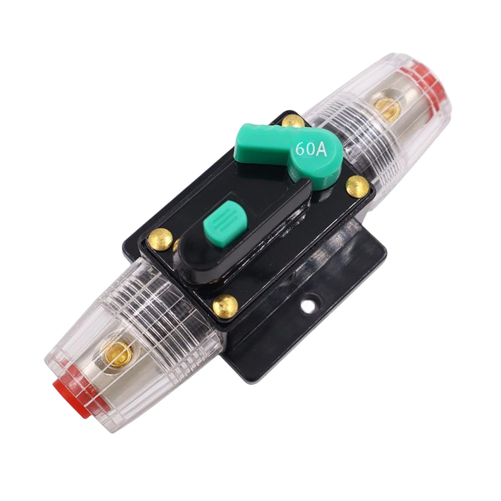 Circuit Breaker, Resettable Circuit Protection, with Manual Reset ,1248V DC Inline , Inverter