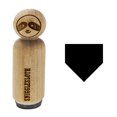 thumbnail image 1 of Home Plate Baseball Rubber Stamp for Scrapbooking Crafting Stamping - Mini 1/2 Inch, 1 of 7