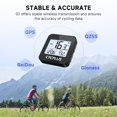 thumbnail image 4 of LEEYNEER GPS Bike Computer  Wireless Cycling Computer with Automatic Backlight  Bicycle Speedometer Odometer with Waterproof and Large Battery  Provide Professional Data Analysis, 4 of 8