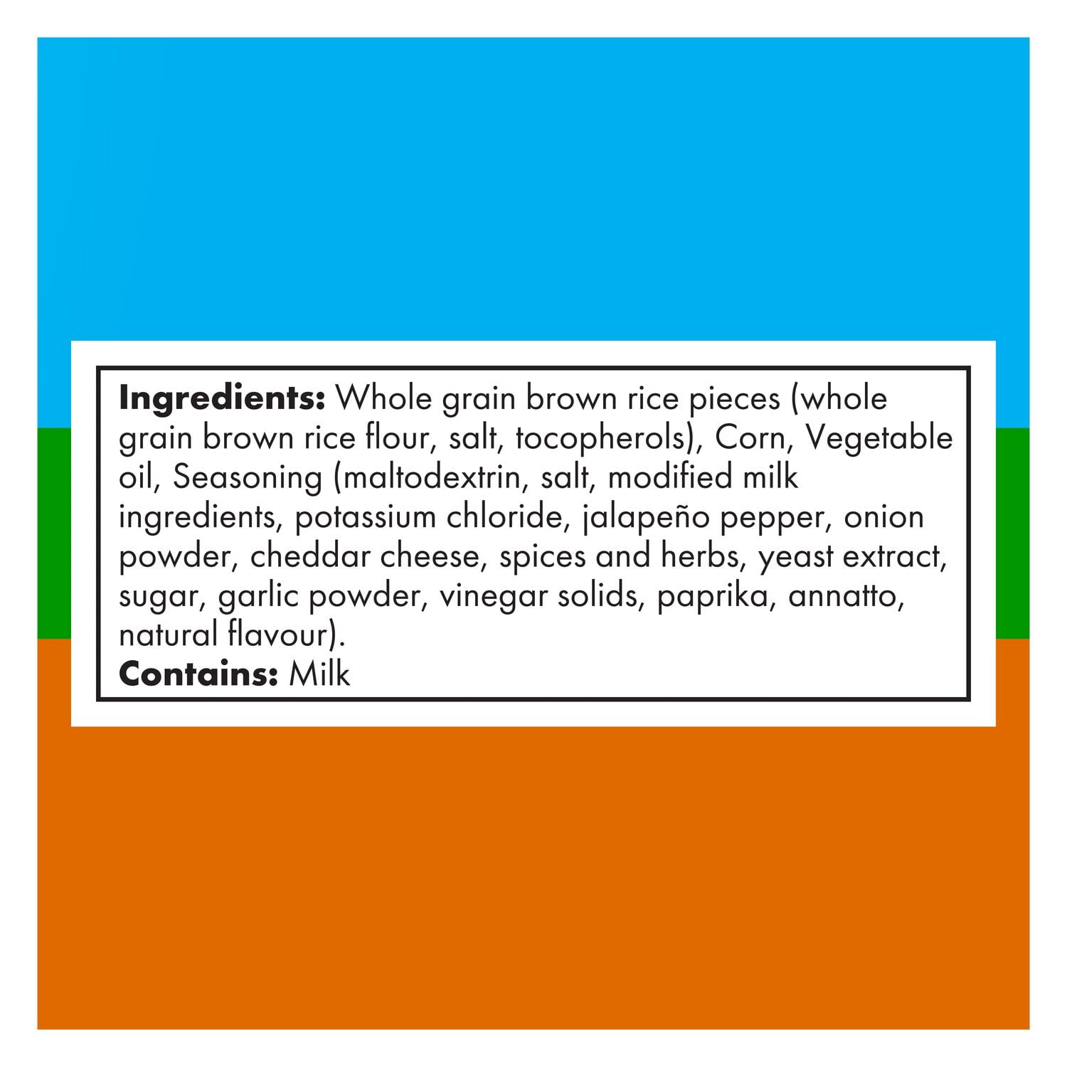 Quaker Crispy Minis Brown Rice Chips Cheddar Jalapeno, 90 g.