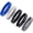 Multicolor, variant on "BLOOD THINNER" Medical Alert ID Silicone Bracelet Wristbands 5 Pack