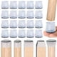 thumbnail image 2 of Protectores de piernas Silla de silicona Antideslizante Tapa de extremo de mesa duradera ( ) Blanco Gris Hugtrwg Para estrenar, 2 of 6