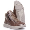 thumbnail image 5 of Strive Chatsworth 2 Women's Mocha Lace Up Leather Fur Ankle Boots With Side Zip Size 10.5/11, 5 of 6
