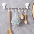 thumbnail image 3 of 8 Pieces Multifunctional S-shaped Hook with Buckle Kitchen Bathroom Durable Windproof Lock Hooks Clothes Plastic Hanger White, 3 of 9