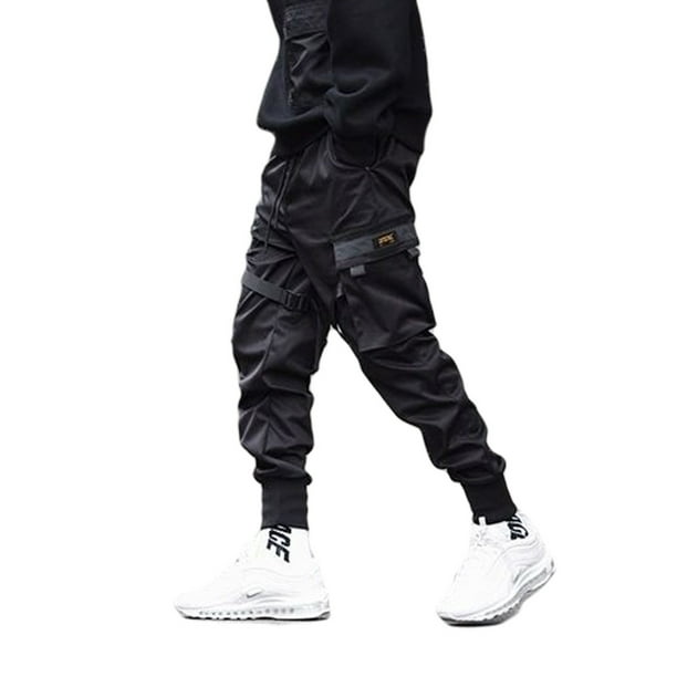 Opperiaya Men Sweatpants Casual Style Cargo Pants with Pockets