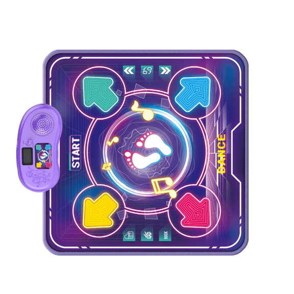 Light Up Dance Mat For Kids With Wireless Music Play Family Party Dancing Mat