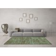 thumbnail image 3 of Ahgly Company Machine Washable Indoor Rectangle Persian Turquoise Blue Traditional Area Rugs, 6' x 9', 3 of 4
