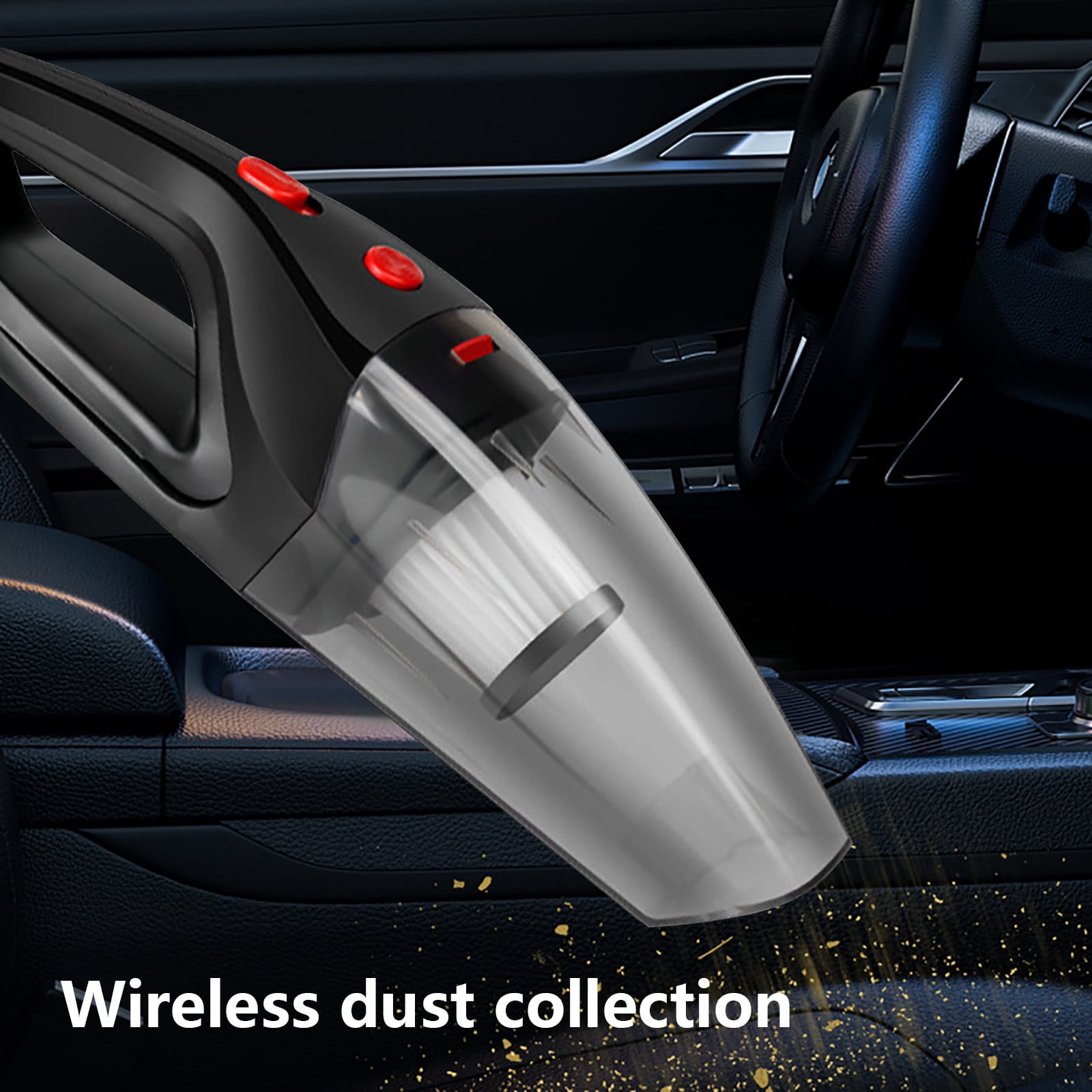 ZToonmas Car Vacuum Cleaner, 120W / 9000Pa Household Handheld Vacuum Cordless, Low Noise Portable Vacuum for Car, Office, Home