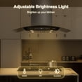 thumbnail image 6 of ​ BRANO 36inch Island Range Hood  in Stainless Steel, 900 CFM, Voice/Gesture/Touch Control, 6 of 10