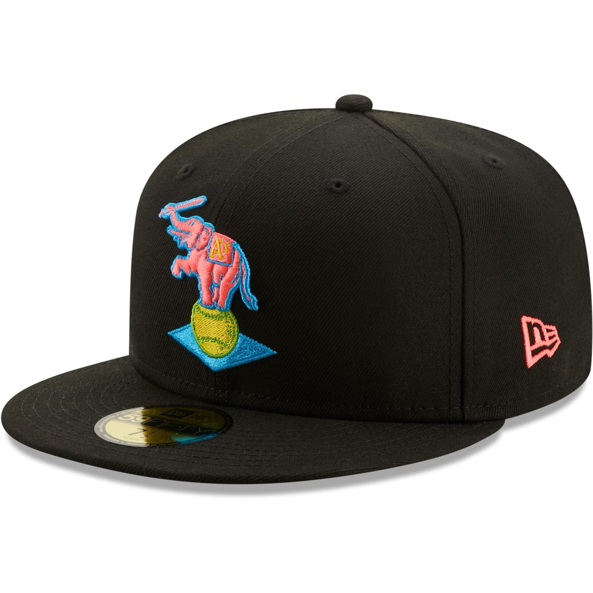 Oakland Athletics New Era Black Glow 