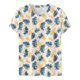 thumbnail image 4 of Camisetas de Manga Corta para Mujeres Moda Impresa Cuello Redondo Camiseta, Lentejuelas Detalle para Primavera Verano Casual Y Fiesta, 4 of 8