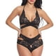 thumbnail image 5 of Conjunto de ropa interior de malla de encaje para mujer, lencería sexy, ropa de dormir, ropa de dormir, negro, M Inevent XX000073-06, 5 of 7