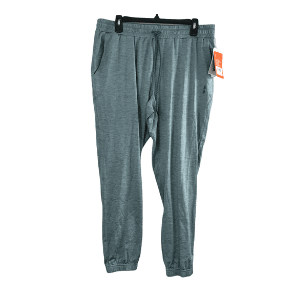 BASS Outdoor Womens Goblin Blue Nyana Pull-On Lodge Sweatpants Sz M $39 *STAINS