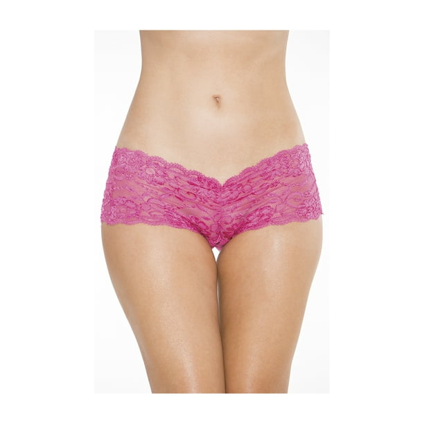 Shirley of Hollywood Crotchless Low Rise Lace Boyshort, Lace Boyshort