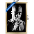 thumbnail image 3 of Tupac - Praying Wall Poster, 14.725" x 22.375", Framed, 3 of 3