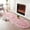 Pink, variant on JOLUSERE Luxury Ultra Soft Faux Fur Area Rugs,2'x3'Fur Chair Cover Seat Pad Small Fuzzy Fur Rugs, White