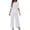 White, variant on Women's 2 Piece Outfit, Asymmetric Hem Short Sleeve Top and High Waist Wide Leg Pants Set, Casual Matching Sets, Summer Outfits for Women, Vacation and Travel Outfit-Black