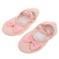 thumbnail image 4 of 1 par de zapatillas de ballet para niñas, suaves y con suela dividida, para practicar ballet, para niños pequeños y niñas, cómodas para clases y presentaciones, 4 of 7