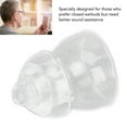 thumbnail image 3 of 10 Pcs Dual Layer Anti Static Ear Dome Silicone Sound  Tips, Designed for Comfort, Promotes Healthy Hearing, 3 of 8